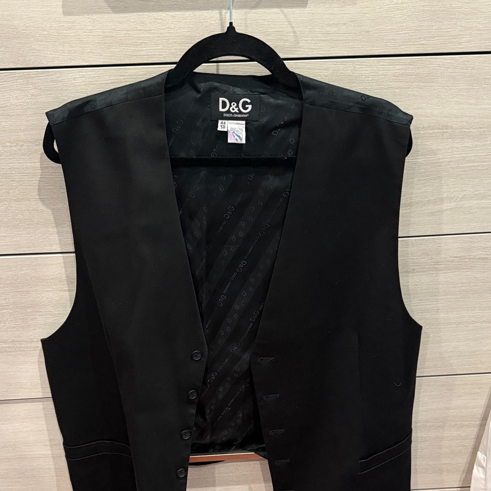 Dolce & Gabbana Black Vest